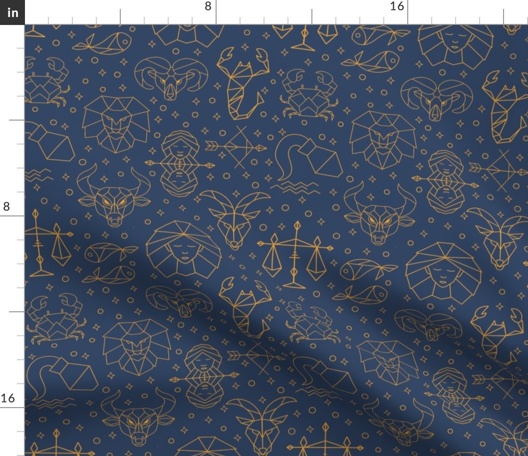 Astrology Fabric Collection: Explore Custom Zodiac-Inspired Designs