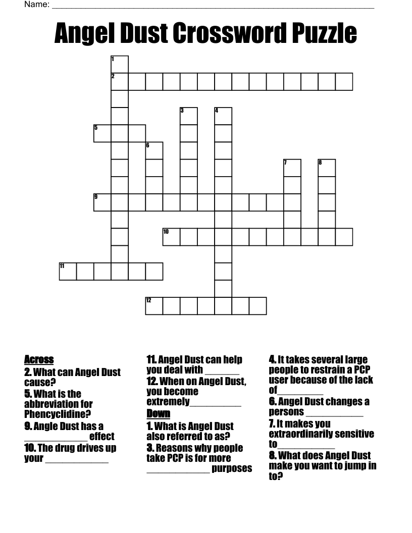 Solve the Angel Dust Crossword Puzzle: Tips and Answers