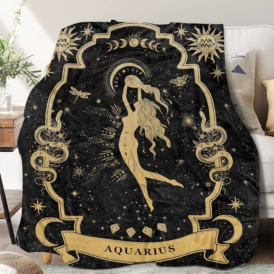 Cozy Up with an Astrology Blanket – Find Your Zodiac Constellation Throw