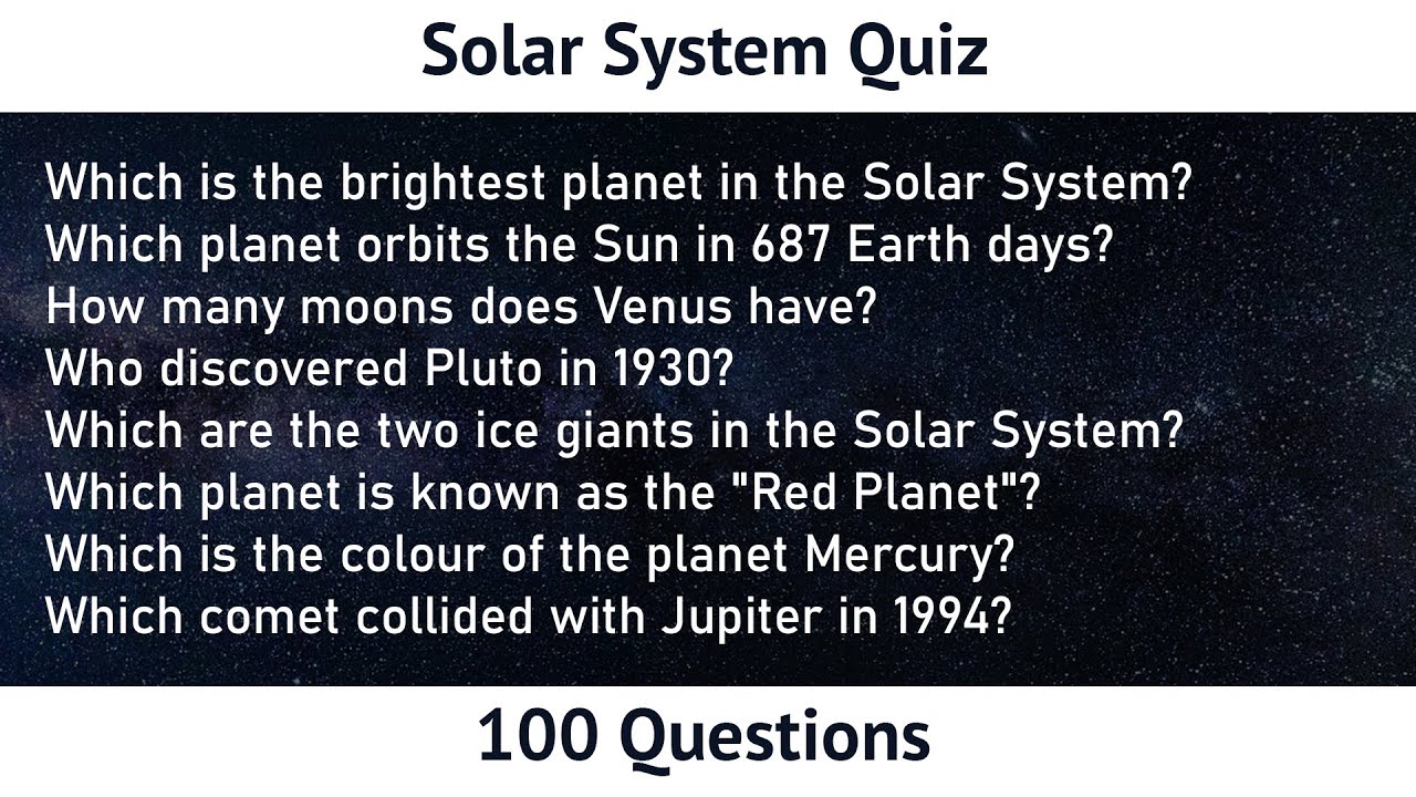 100+ Astronomy Trivia Questions to Test Your Knowledge