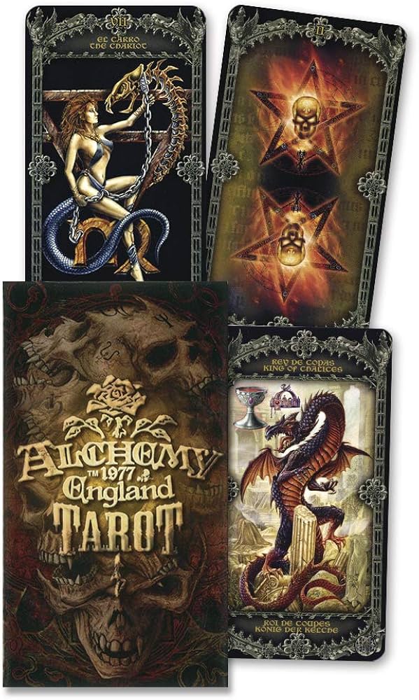 Explore the Enchanting Alchemy 1977 England Tarot Deck: A Gothic Masterpiece