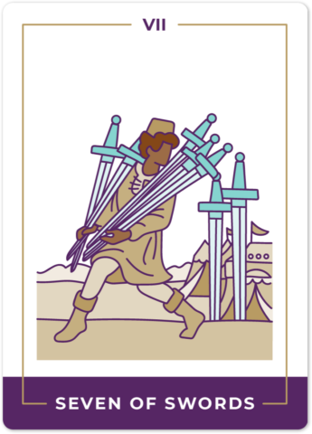 The 7 of Espadas Tarot: Understanding Deception, Betrayal, and Protection