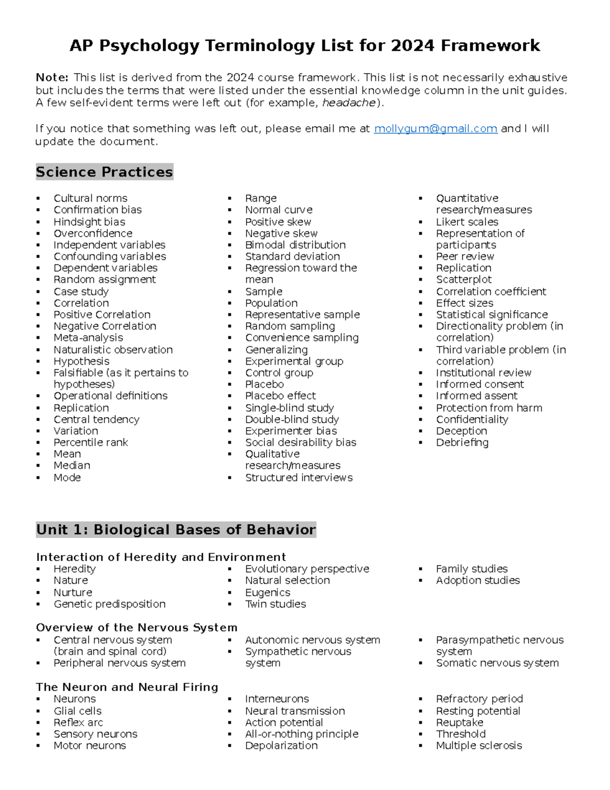 AP Psychology Vocab: Key Terms and Definitions for Exam Success