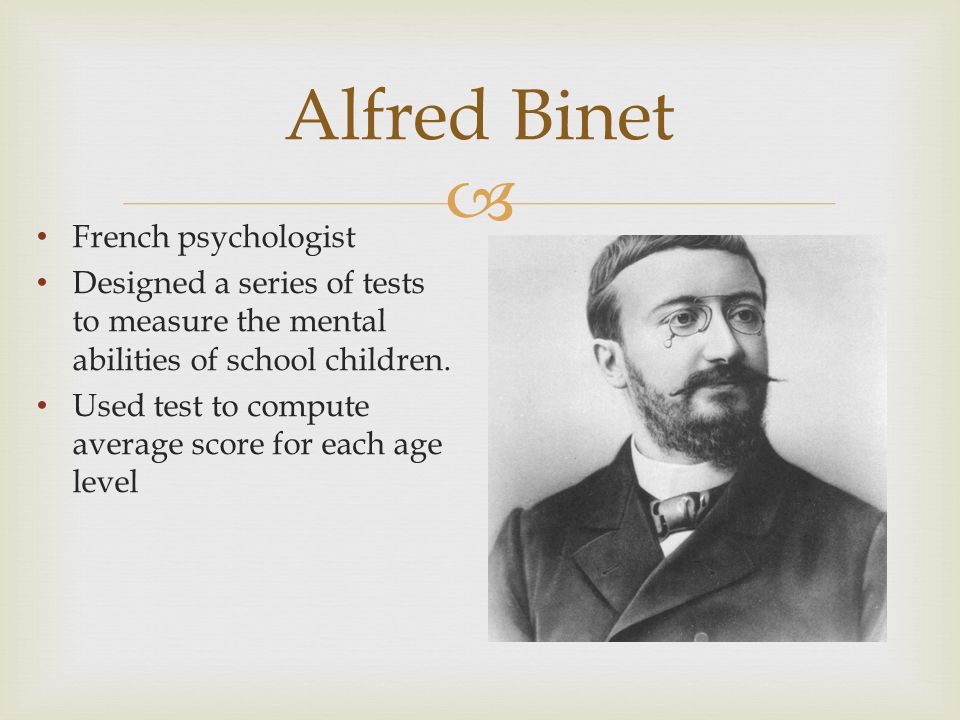 alfred binet ap psychology definition