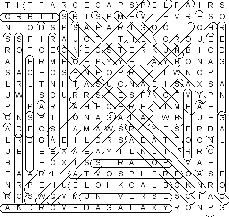 Astronomy Word Search Answers: Find All Hidden Space Terms