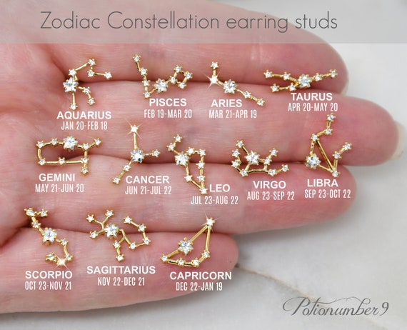 Explore Stunning Astrology Earrings for Every Zodiac Sign