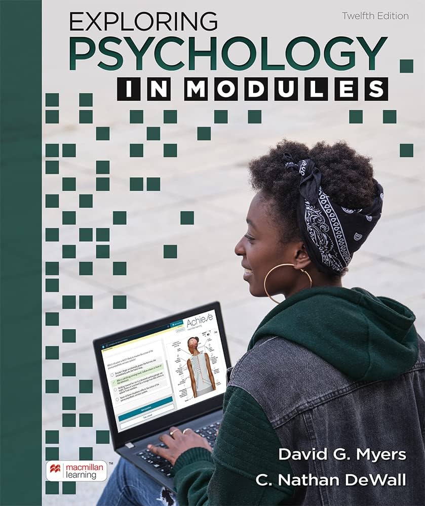 Achieve for Exploring Psychology in Modules: 12th Edition by David G. Myers