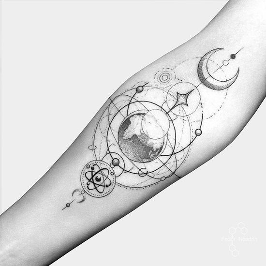 astronomy tattoo