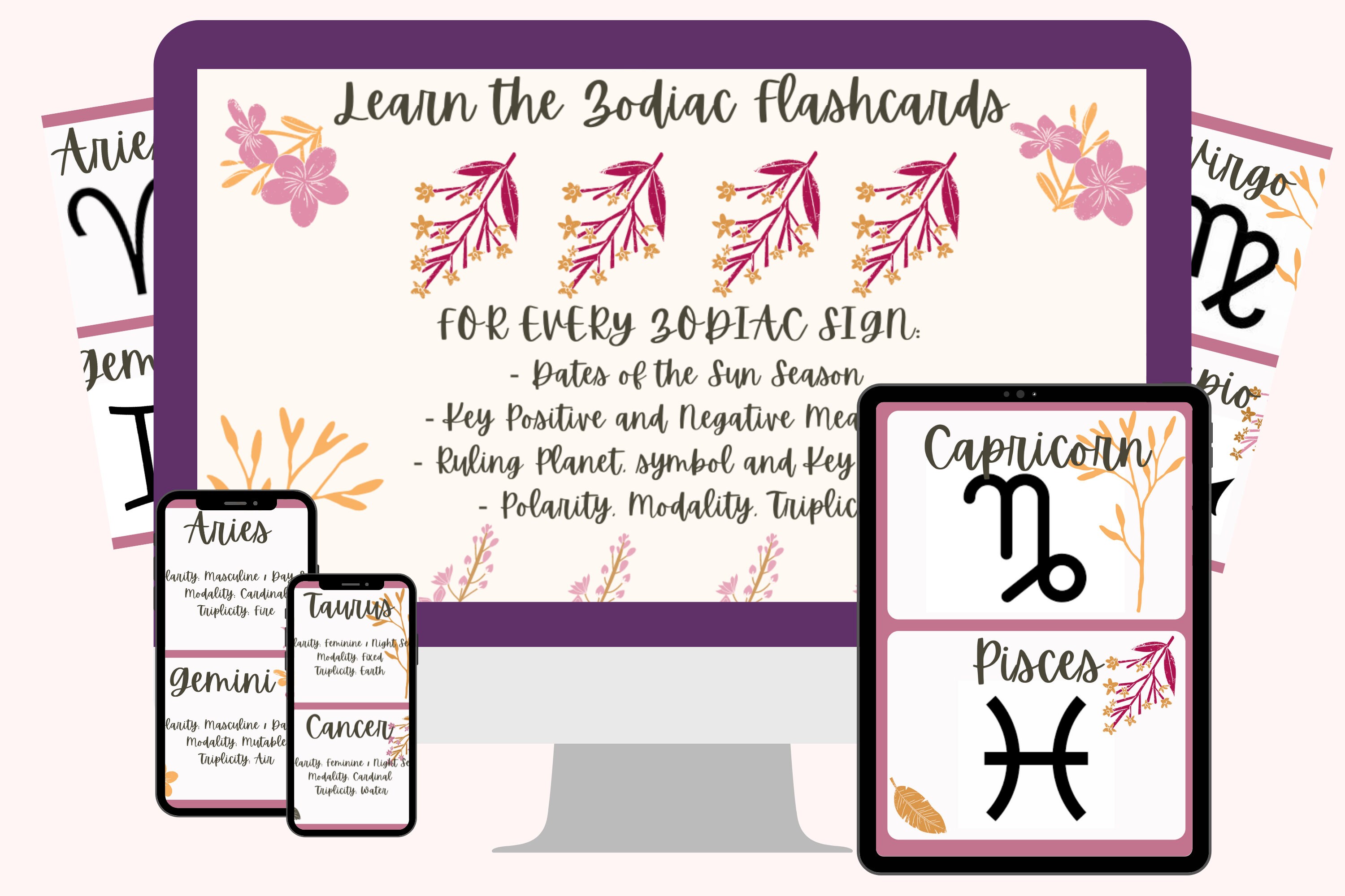 Astrology Flashcards: Learn Zodiac Signs and Planets Fast