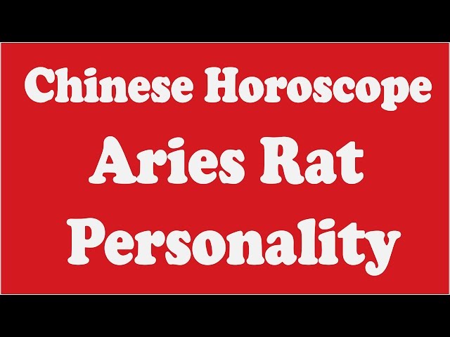 Aries Rat Horoscope: Personality Traits and Relationship Insights