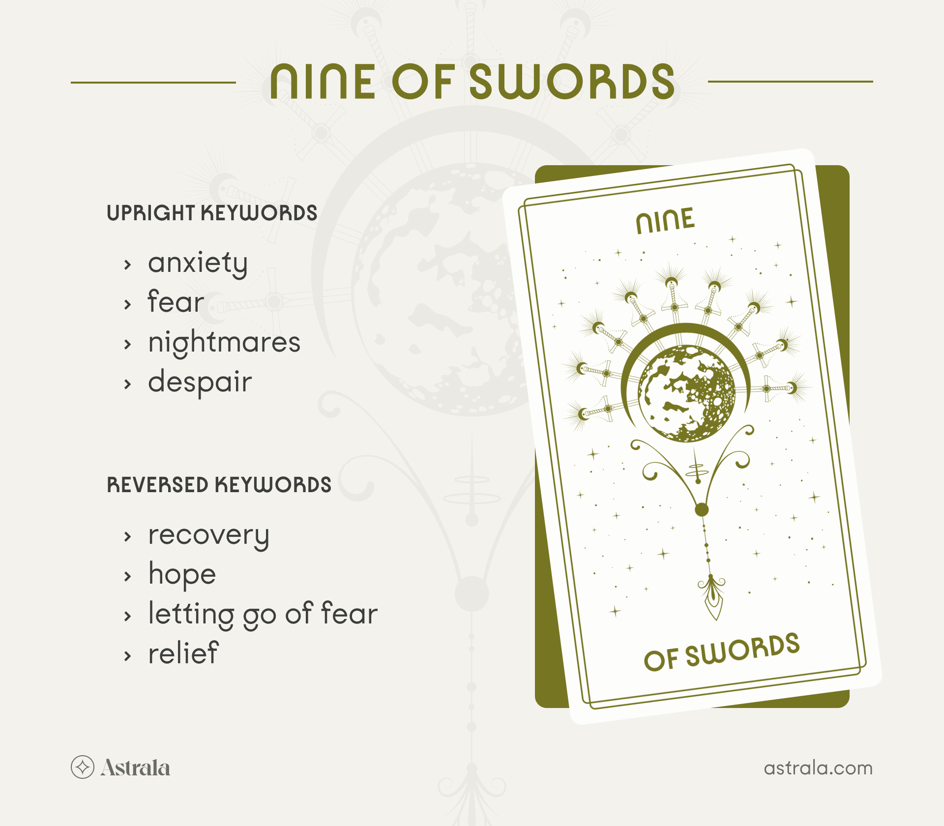 What Does the 9 of Swords Tarot Card Represent? Key Insights