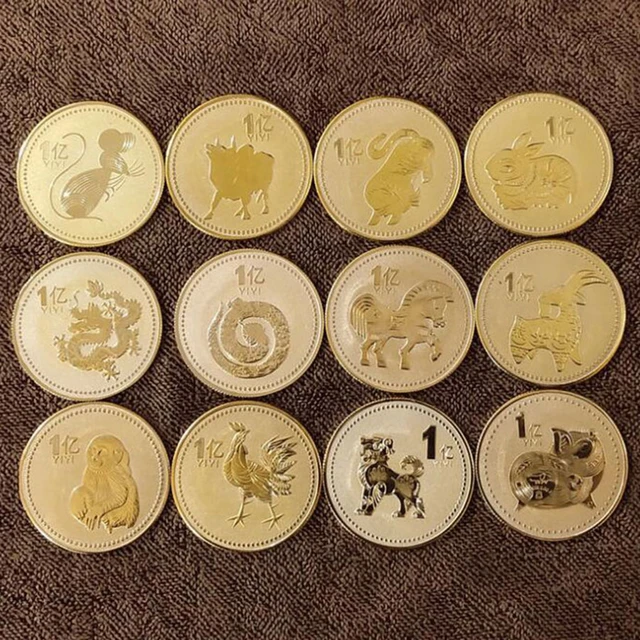 Astrology Coins Collection: Commemorative Coins Featuring Chinese Zodiac and More