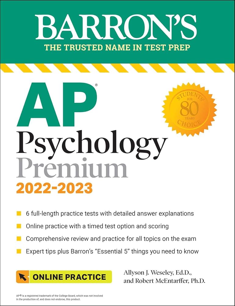 AP Psychology at a Glance: Quick Review for Your Exam Prep