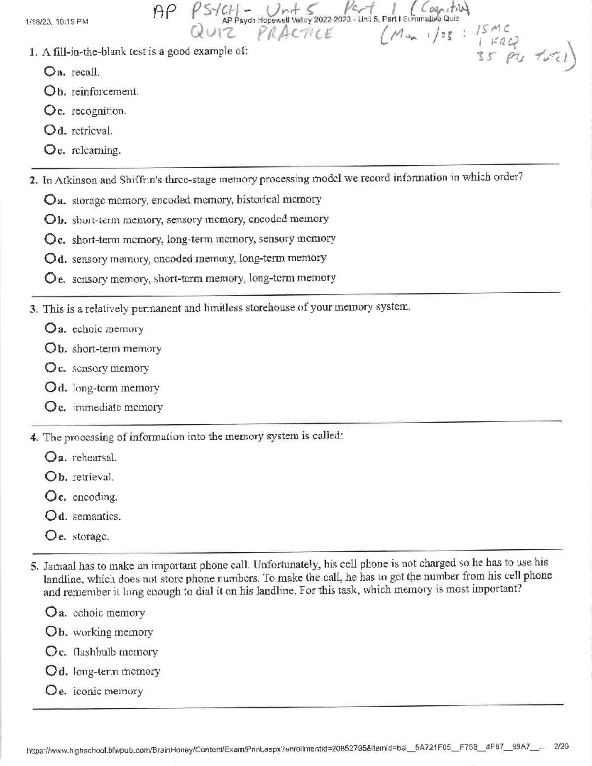 Take the Ultimate AP Psychology Unit 5 Practice Test for Cognitive Learning