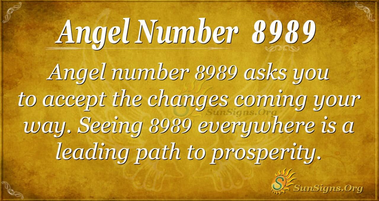 Discover the Secret Message Behind Angel Number 8989 and Its Spiritual Significance