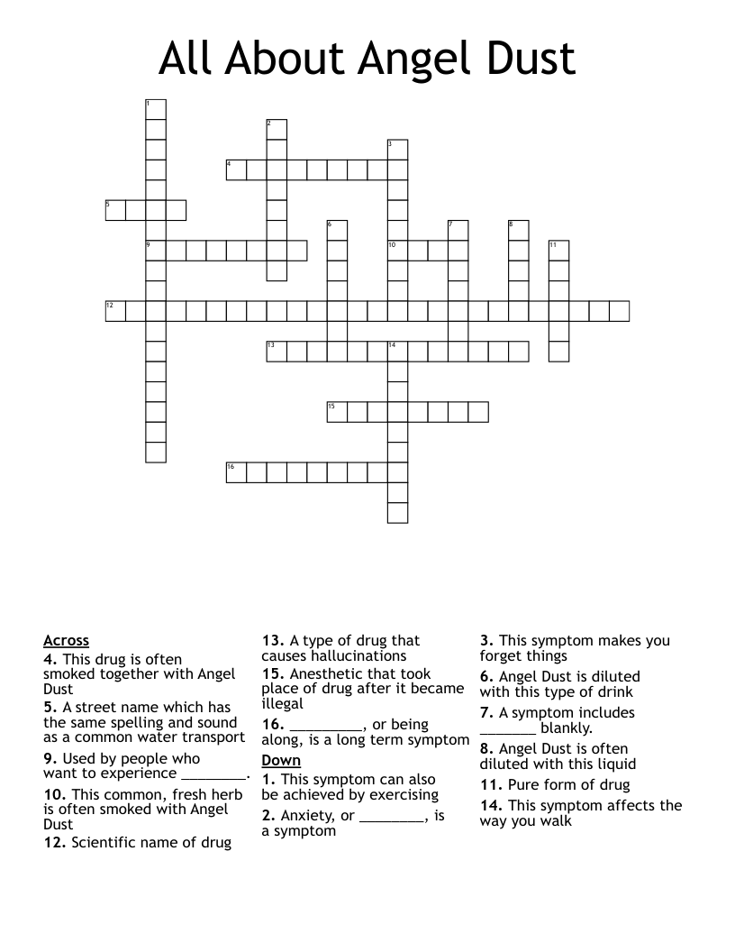 Solve the Angel Dust Crossword Puzzle: Tips and Answers