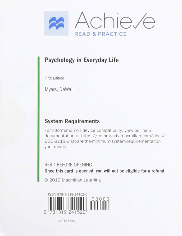 Discover the Power of Psychology in Everyday Life with Achieve for Psychology