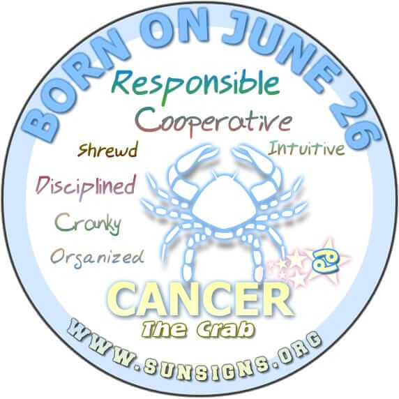 birthday june 26 horoscope