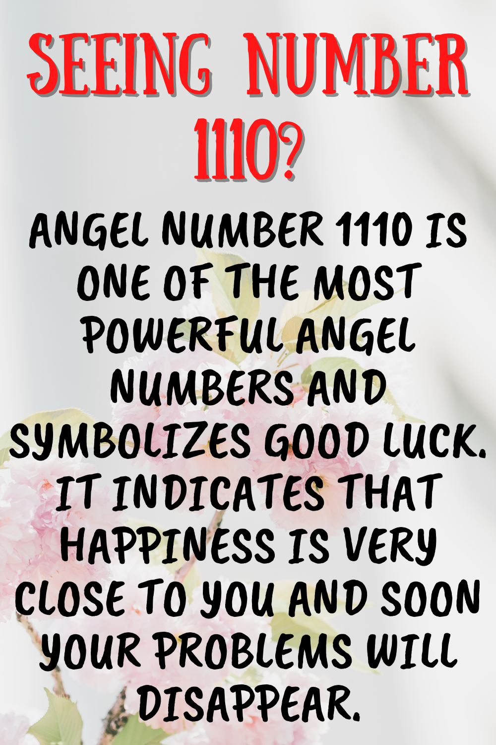 angel number 1110