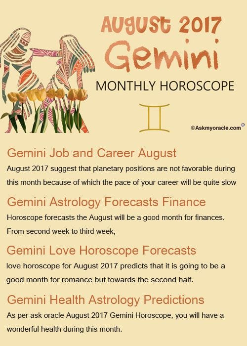 Gemini Astrology 2017: Horoscope, Traits and Predictions