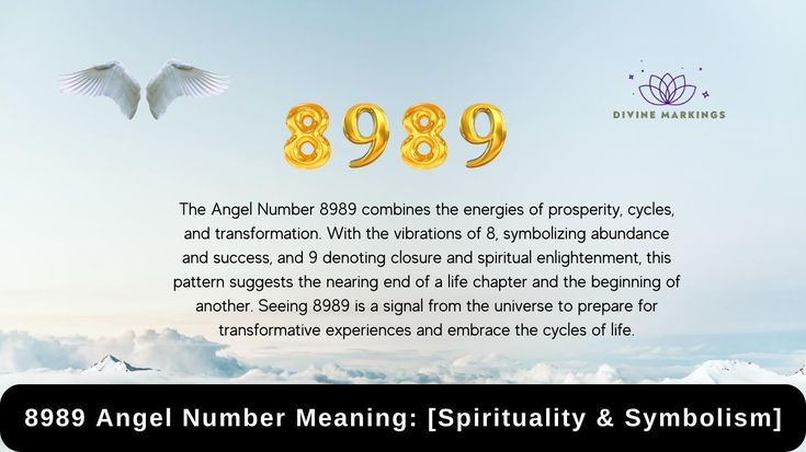 Discover the Secret Message Behind Angel Number 8989 and Its Spiritual Significance