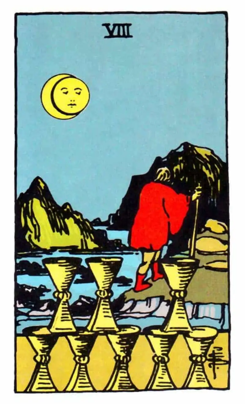 8 Copas Tarot Meaning: Understanding the Symbolism of Emotional Release