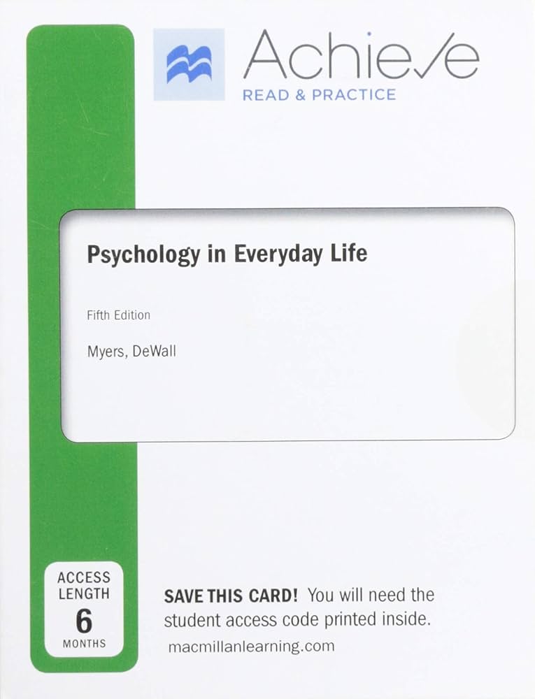 Discover the Power of Psychology in Everyday Life with Achieve for Psychology