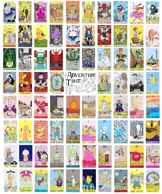 adventure time tarot cards