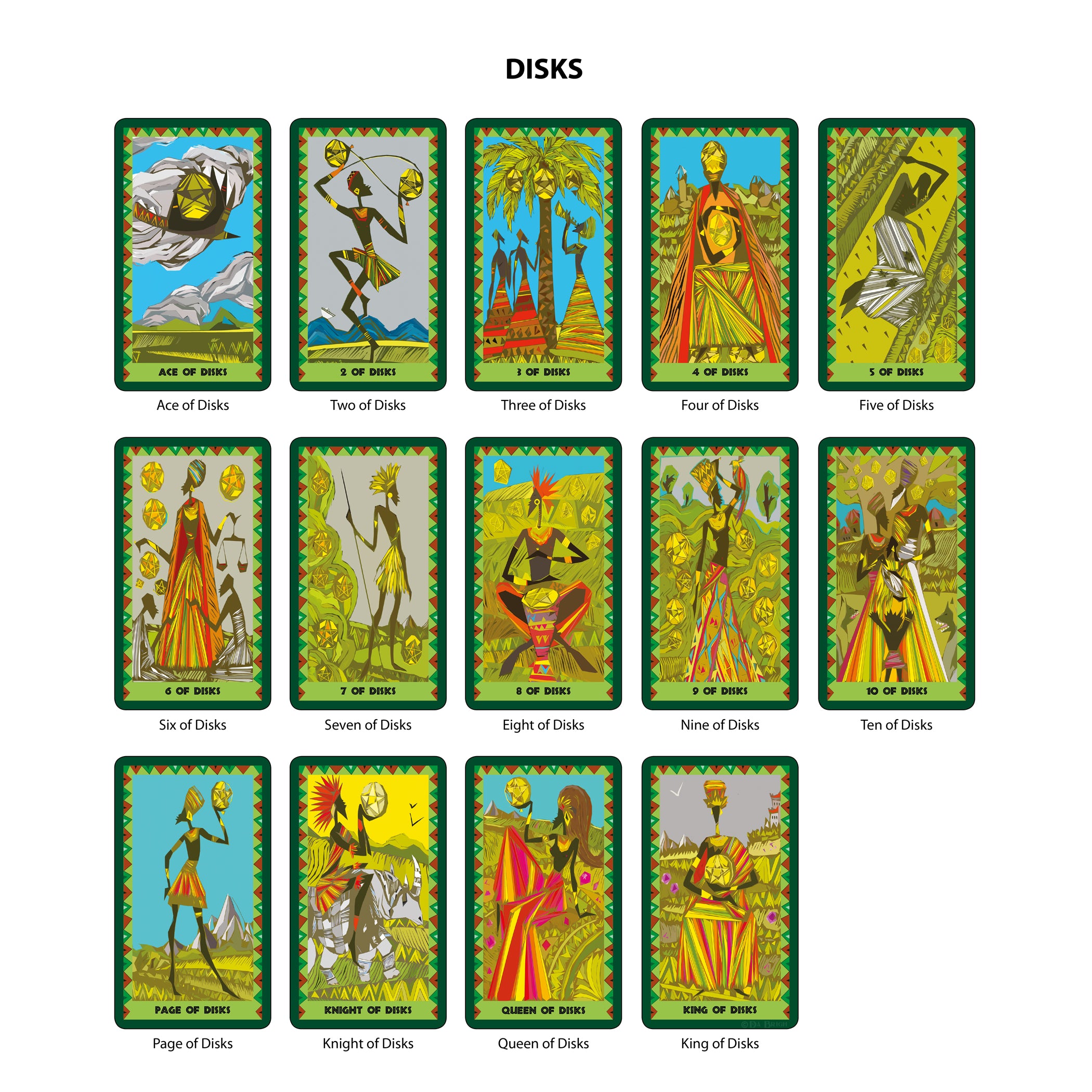 african tarot cards