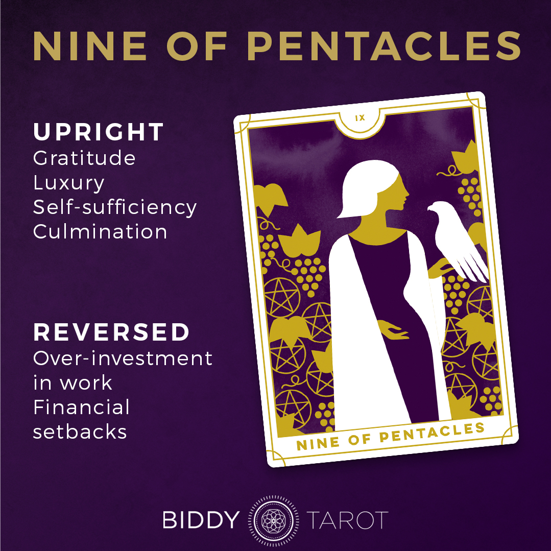 9 of Oros Tarot Meaning: Wealth, Abundance, and Luxury Explained