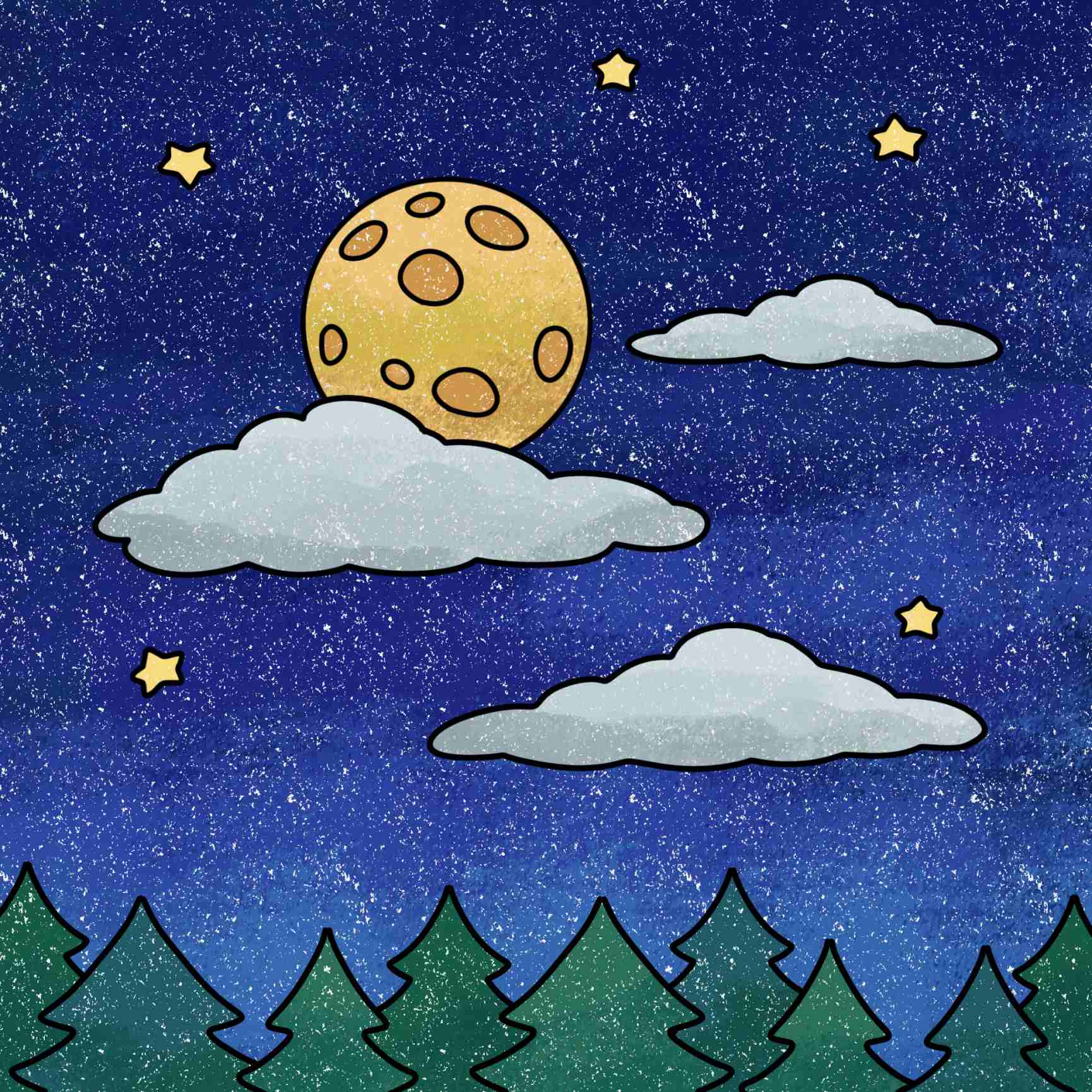 Learn Drawing Astronomy: Simple Sketches of the Night Sky