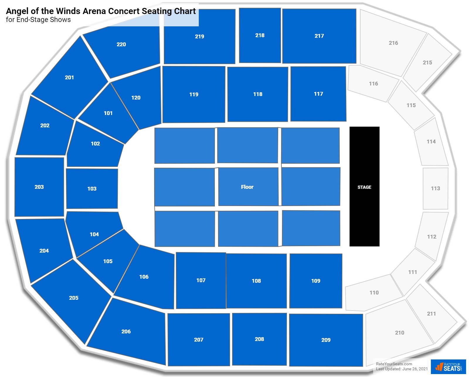 Angel Of The Winds Arena Seating Chart With Seat Numbers: Find Your Perfect Spot