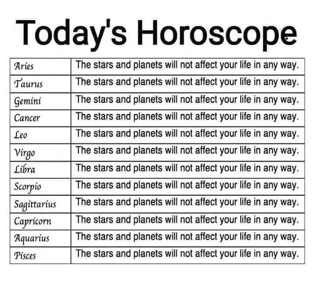 Horoscope Funny Predictions: Whats in the Stars for You?