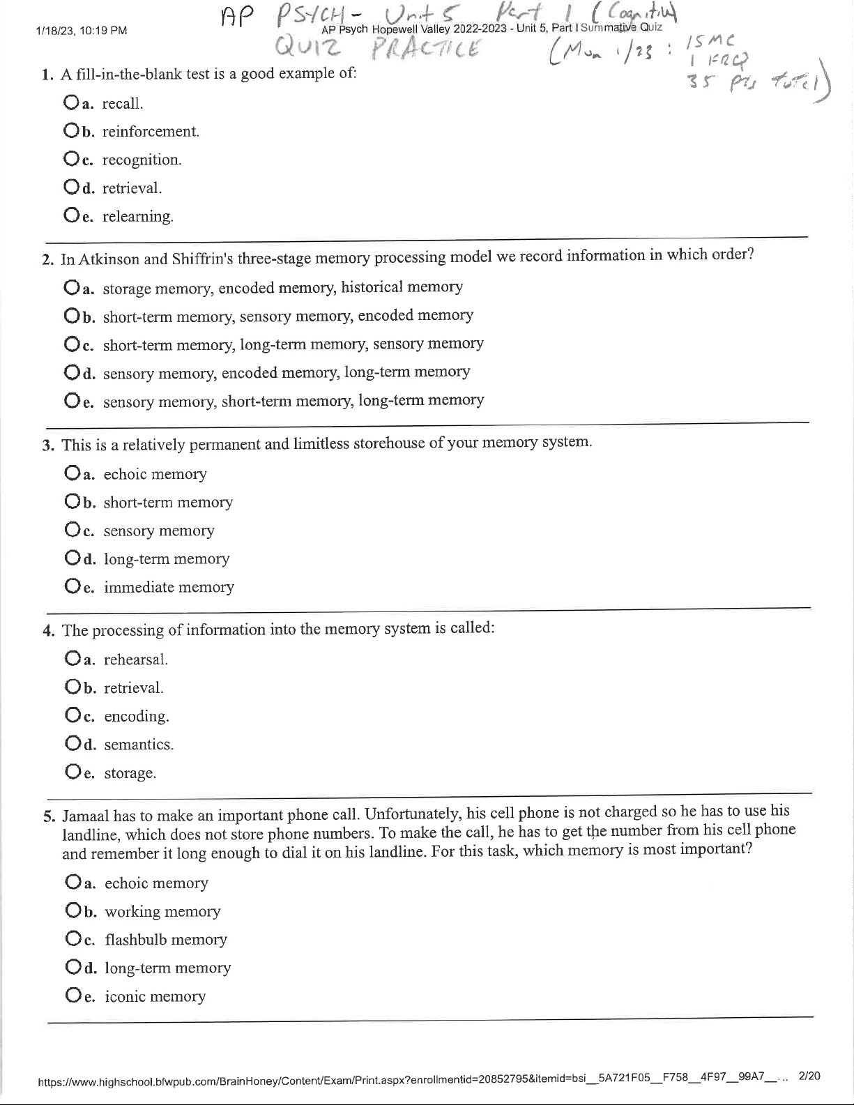 Ace Your AP Psychology Unit 5 Test: Multiple Choice Practice & Tips