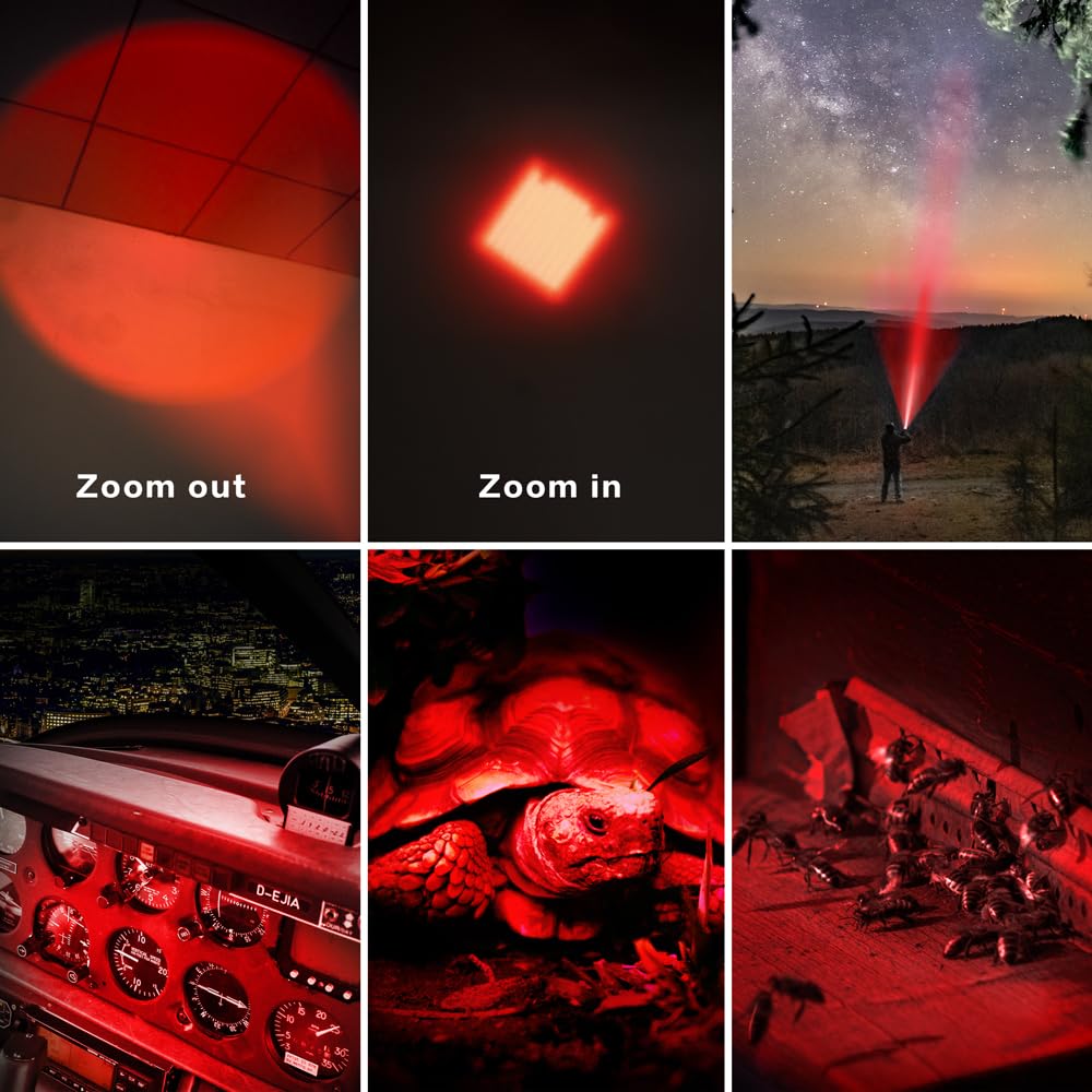 Top Red Light Flashlight for Astronomy Night Vision Preservation