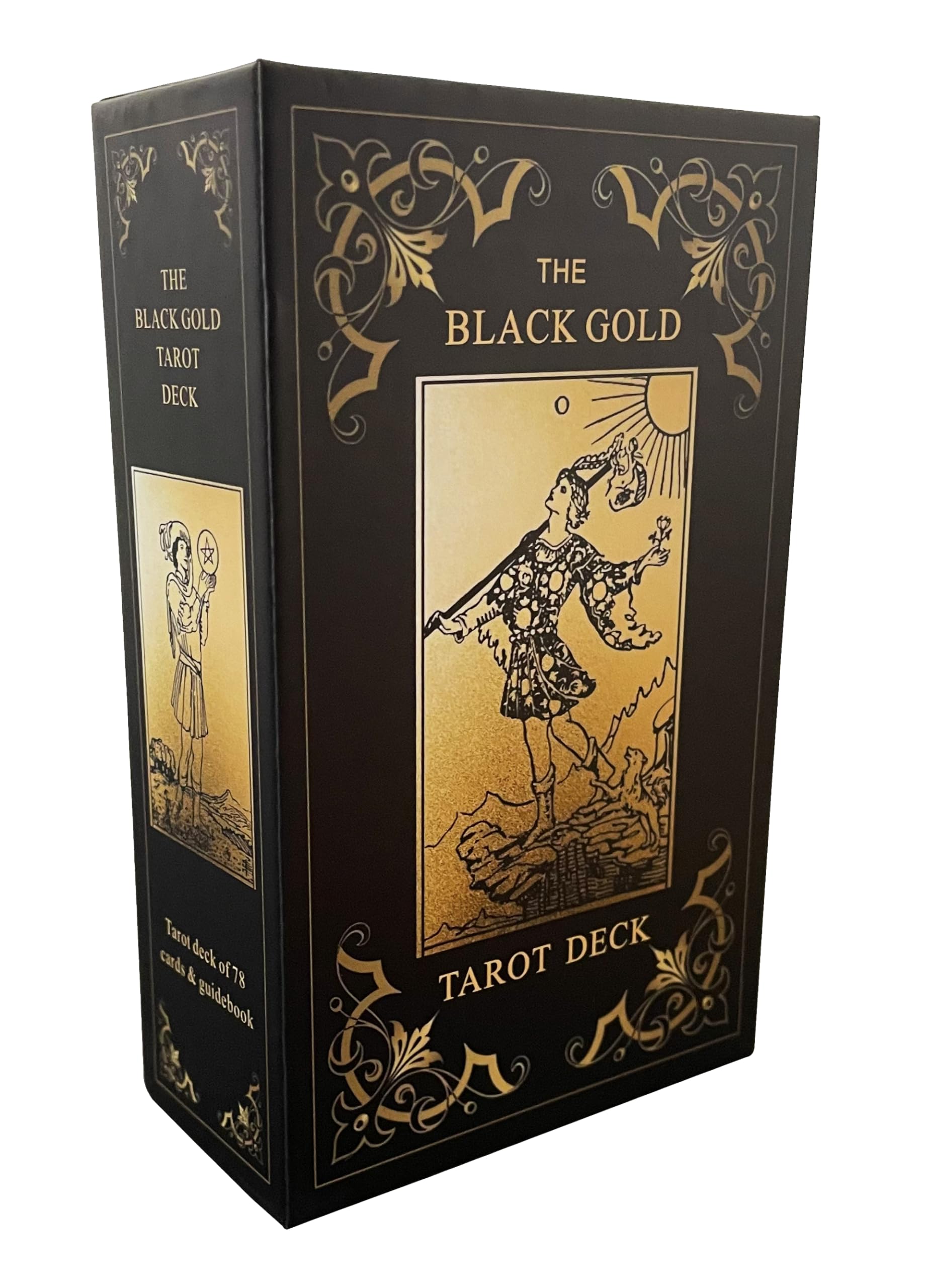 Black Pack of Tarot Cards with Book: Meanings and Interpretations