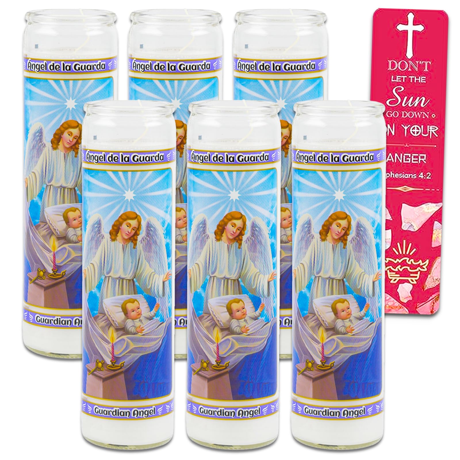 Best Guardian Angel Glass Prayer Candles for Comfort and Peace