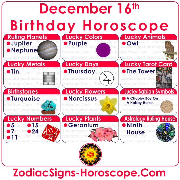 Horoscope for December 16 Birthday:  Simple Daily Guide