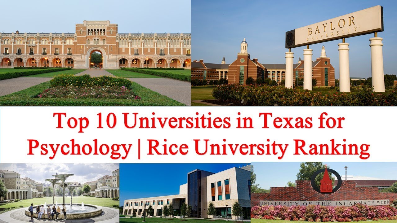 Best Schools in Texas for Psychology? Check Out These Top Picks!