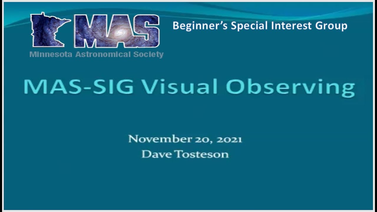 Unveiling the Stars with Dave Tosteson Astronomy Minnesota