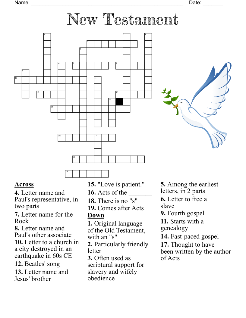 Solve the Evangelist Crossword – Learn and Have Fun