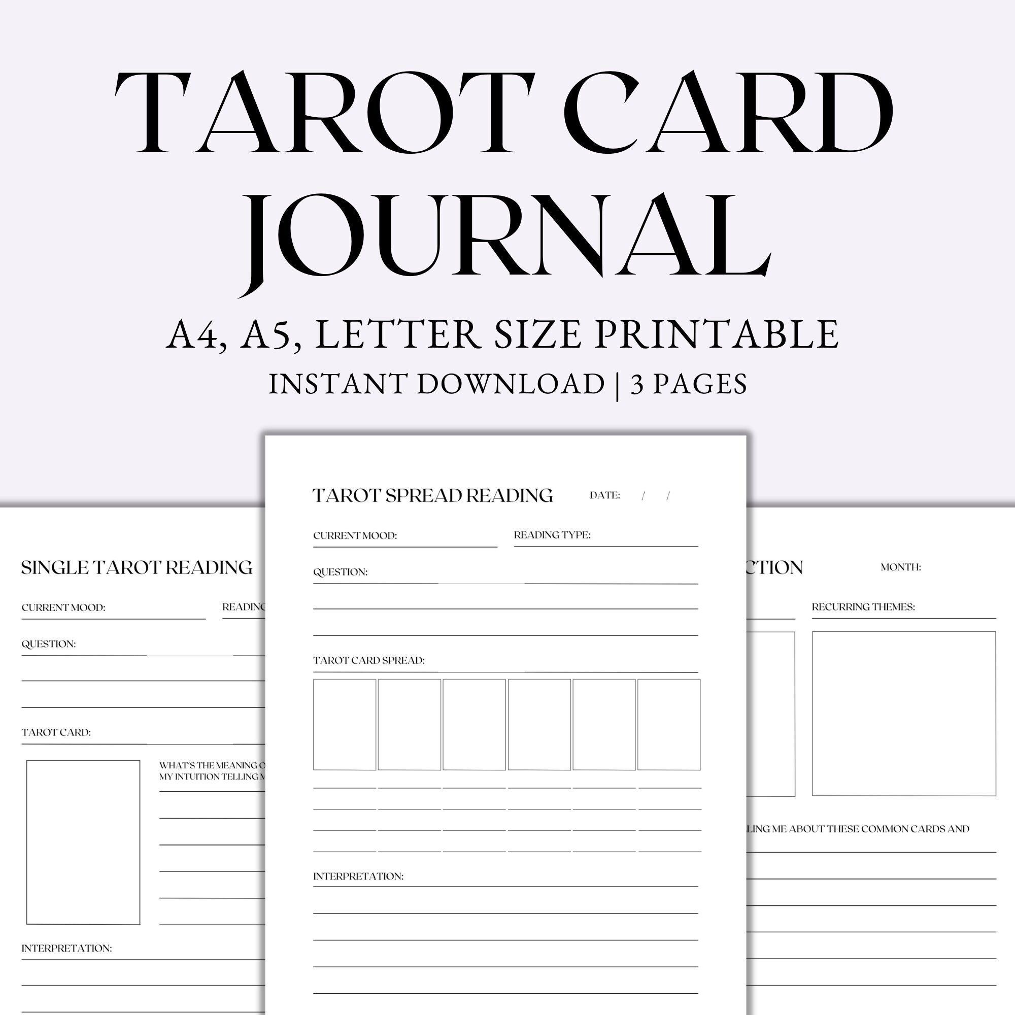 Free Mini Tarot Journals Download (How to Track Your Tarot Readings Effectively)