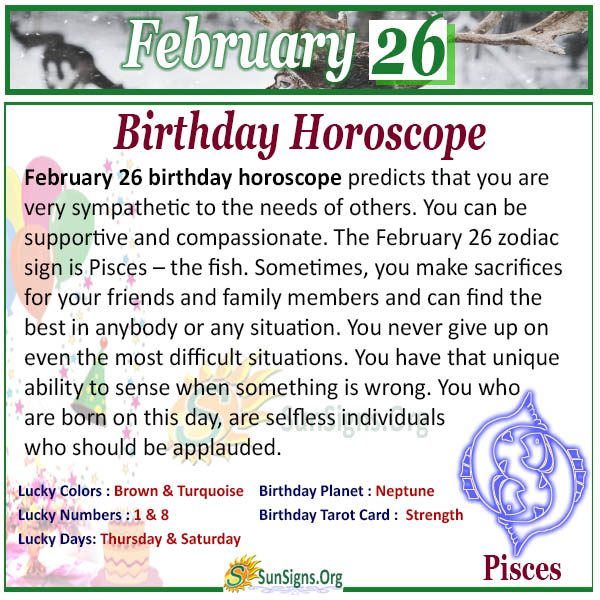 Feb 26 Birthday Horoscope: What Your Zodiac Sign Says About You