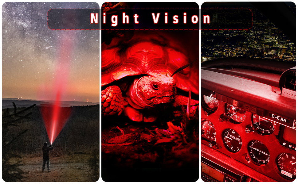 Top Red Light Flashlight for Astronomy Night Vision Preservation