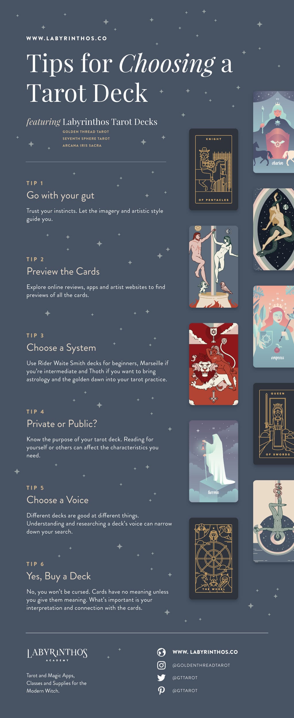 How to select a tarot deck as a gift? Here are some tips for you!