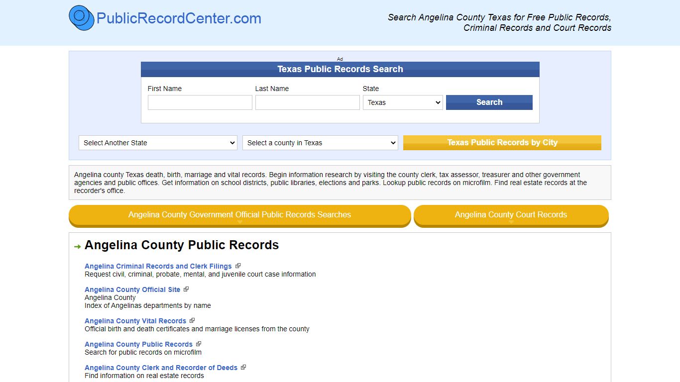 Angelina Public Records: Your Guide to Texas Property Data