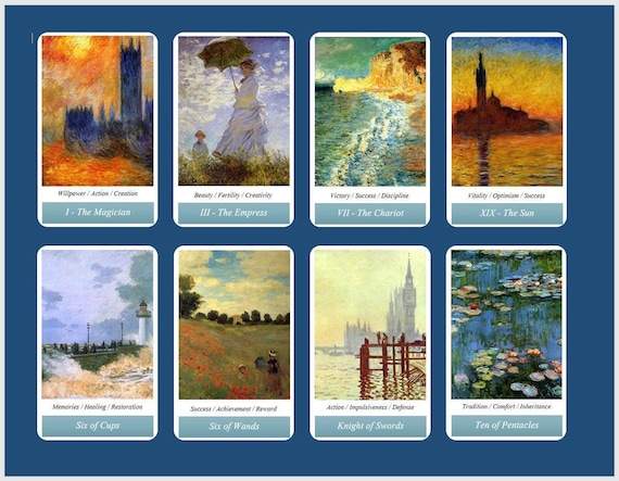 learn how to use the impressionists tarot deck in 5 easy steps