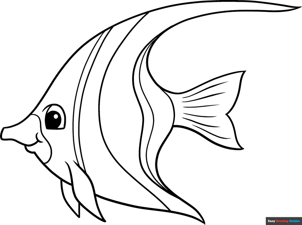 Angelfish Pictures To Color: Fun & Easy Coloring Pages