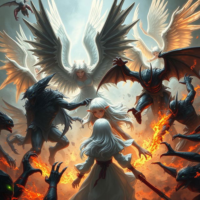 Battle Angels and Demons: Epic Showdown You Cant Miss