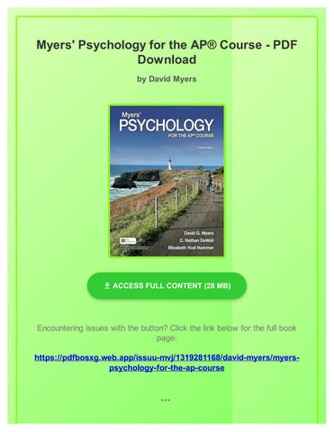 Download the AP Psychology Myers Textbook PDF Easily